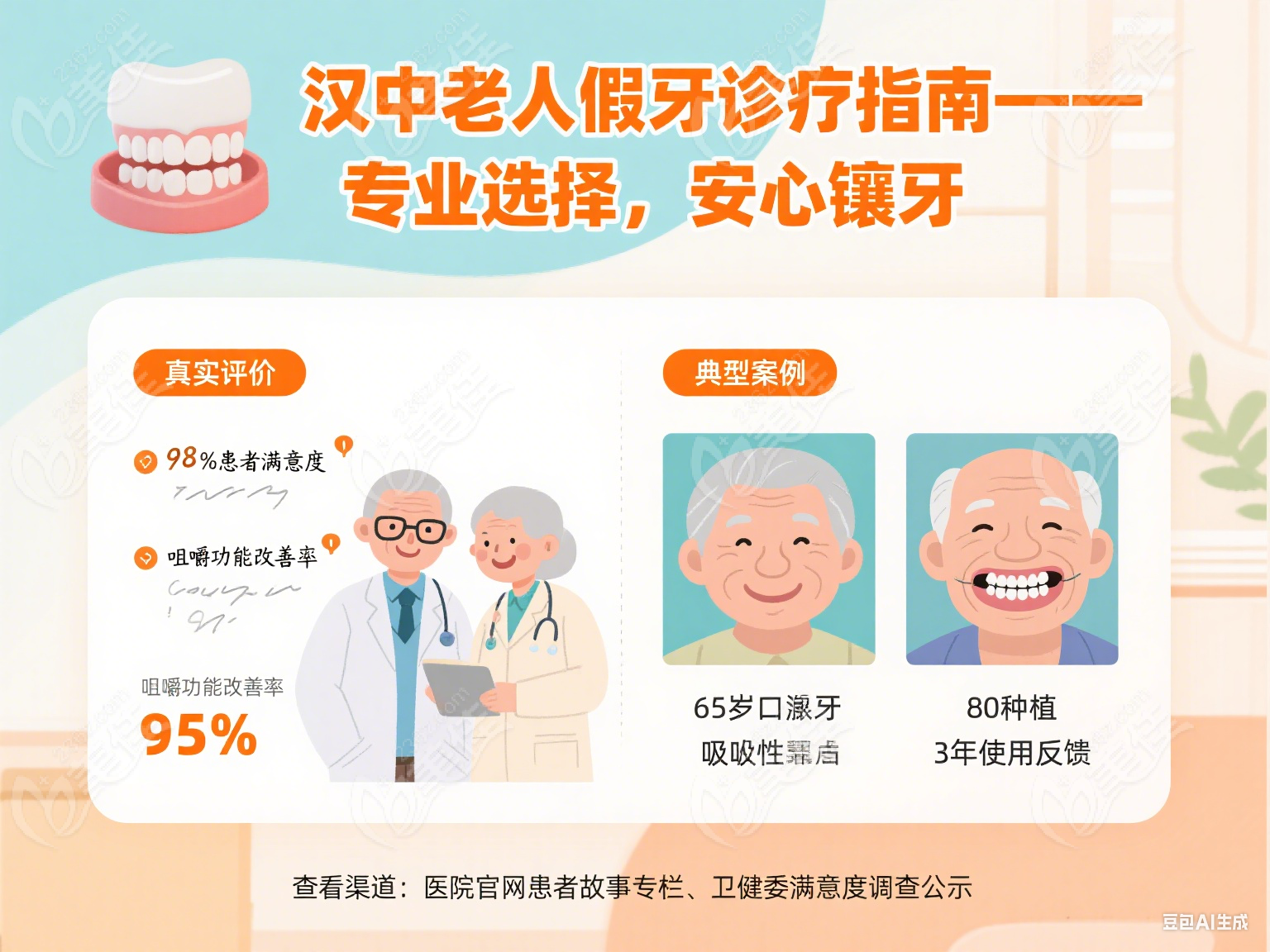漢中給老人裝假牙
