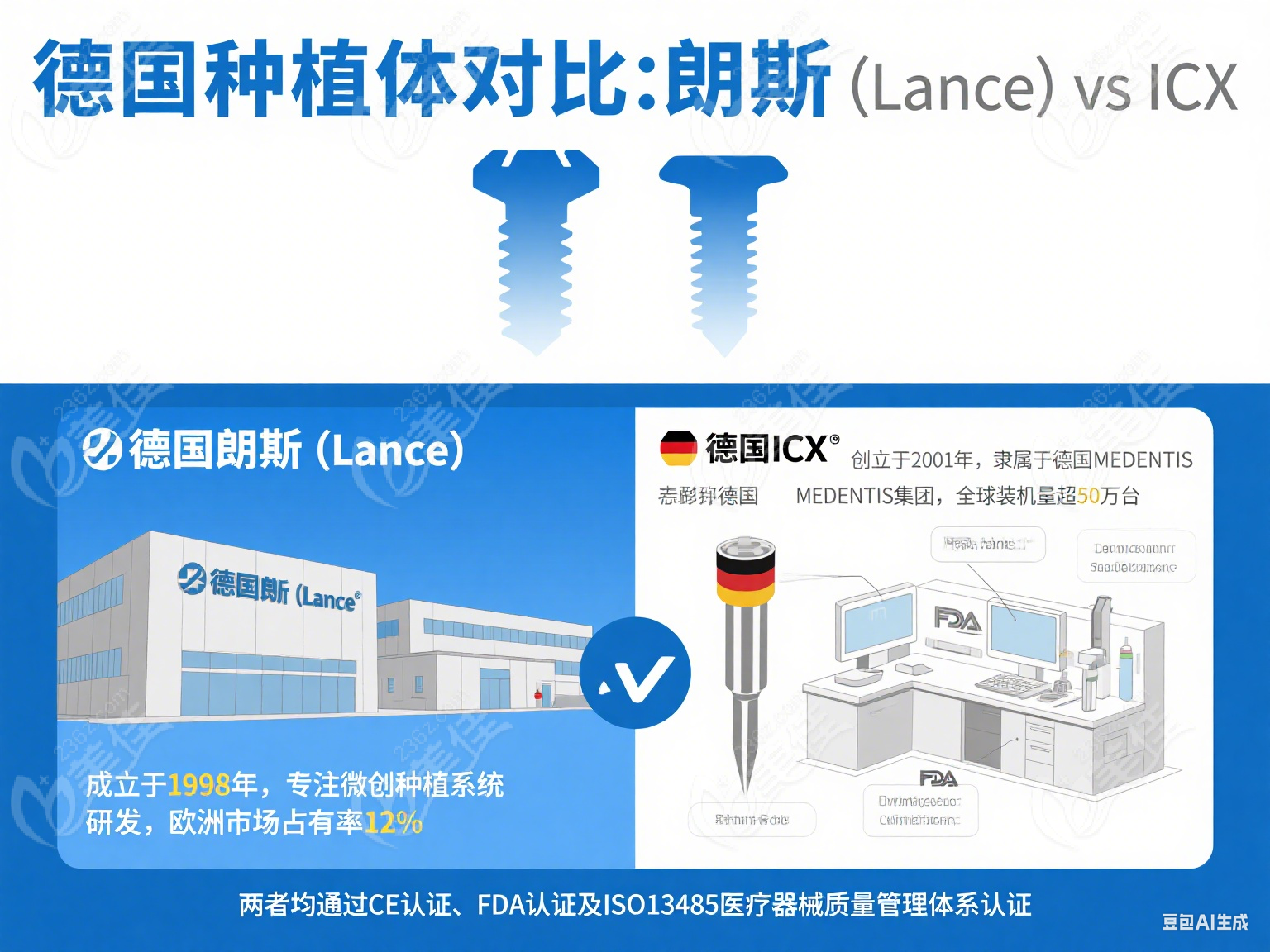 德国朗斯和 ICX 的区别