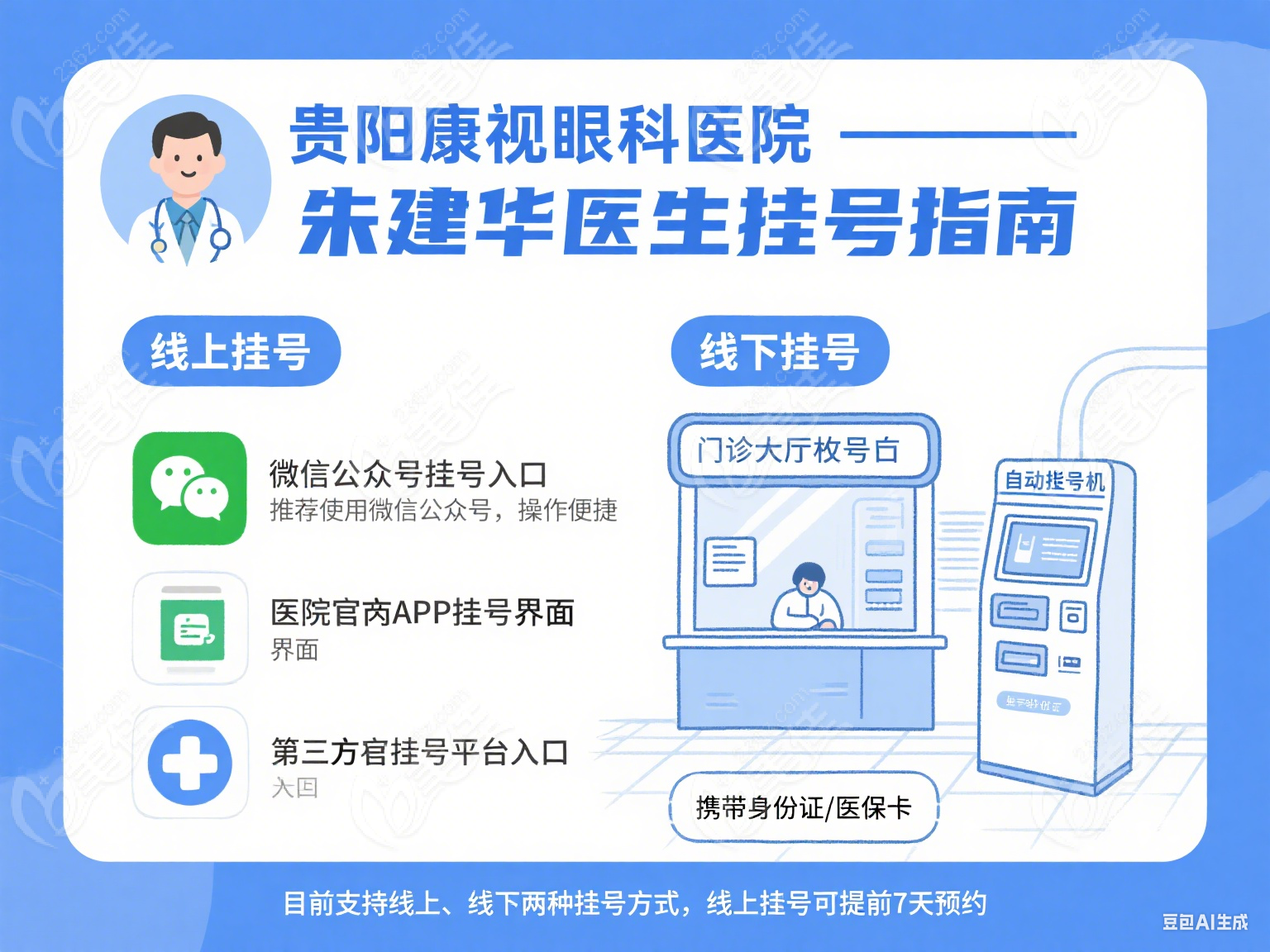 貴陽康視眼科醫(yī)院朱建華怎么掛號(hào)？