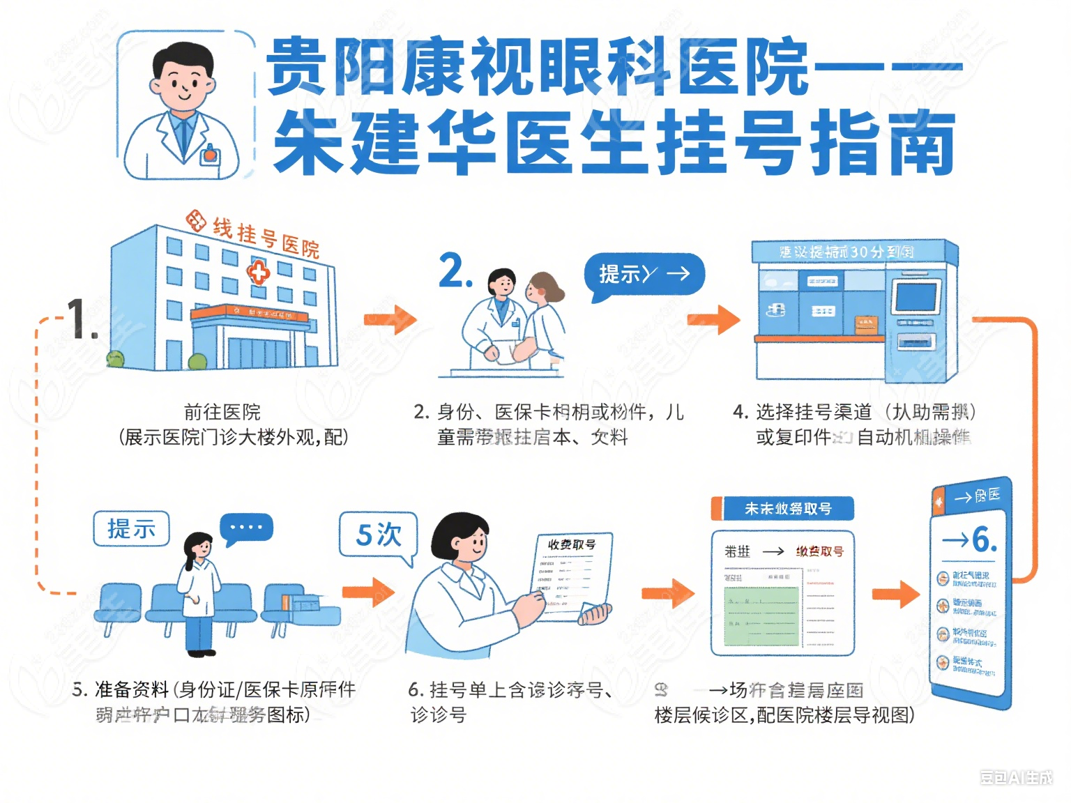 貴陽康視眼科醫(yī)院朱健華怎么掛號(hào)？