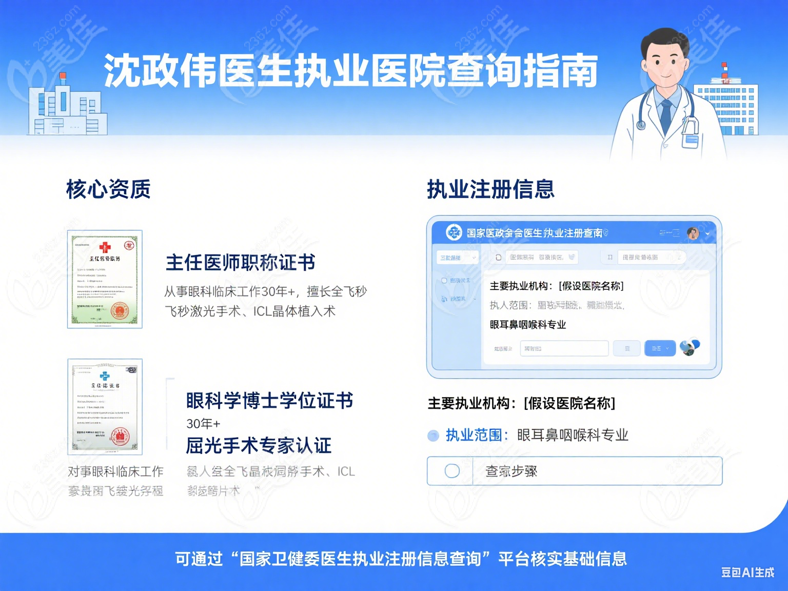 沈政偉是不是在普瑞眼科？