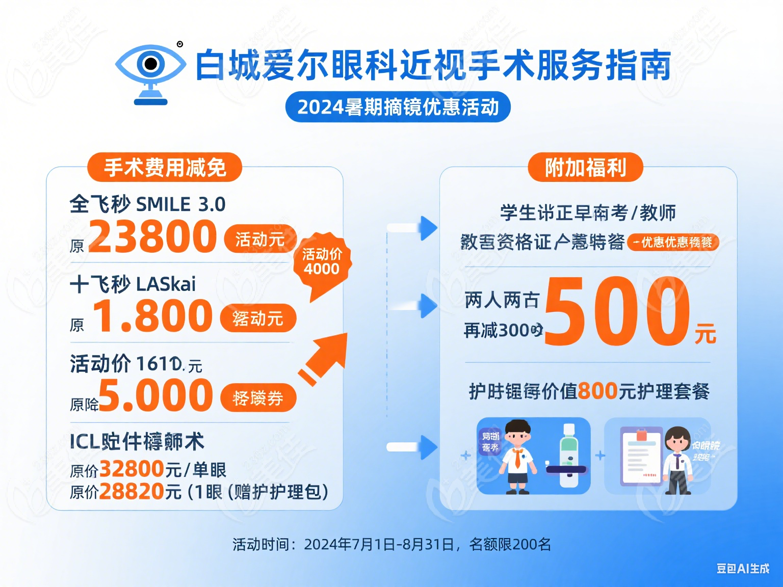 白城爱尔眼科近视手术