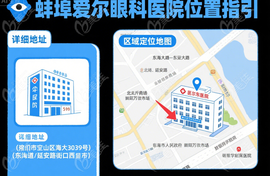 蚌埠爱尔眼科医院地址