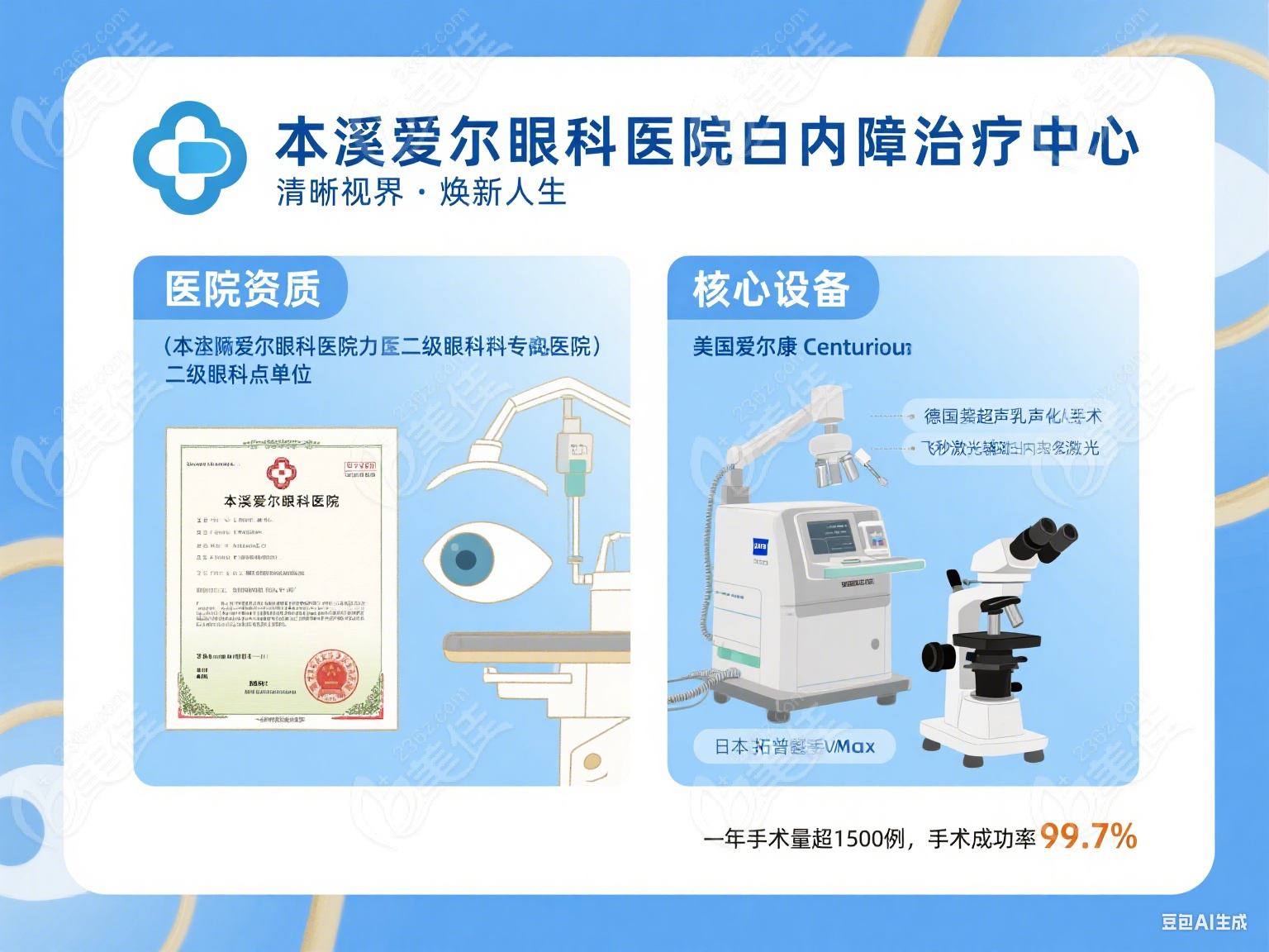 本溪爱尔眼科医院治疗白内障医生