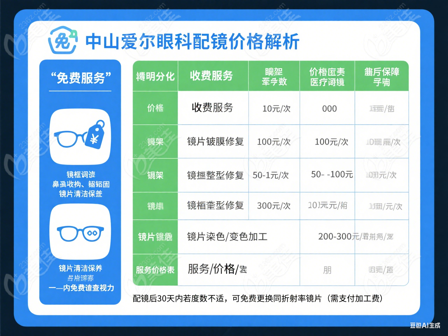 中山愛爾眼科醫(yī)院配眼鏡
