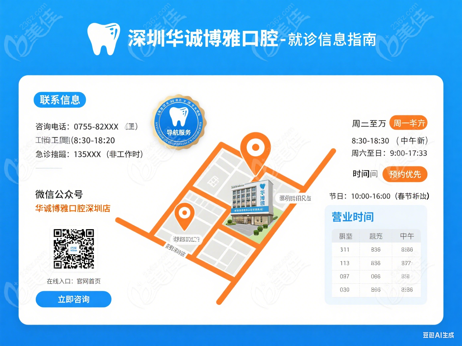 深圳华诚博雅口腔地址