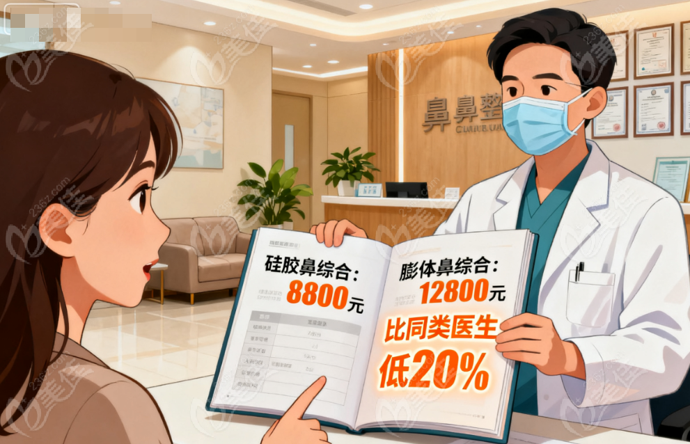 王會勇和韓嘉毅鼻整形收費對比