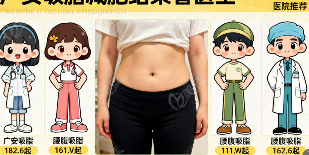 广安大腿/腰腹吸脂价格1.2w起！2025参考