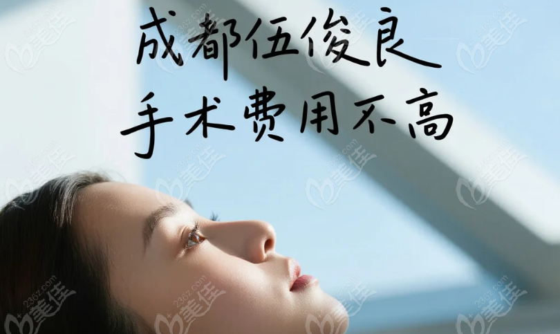 成都伍俊良手术费用不高