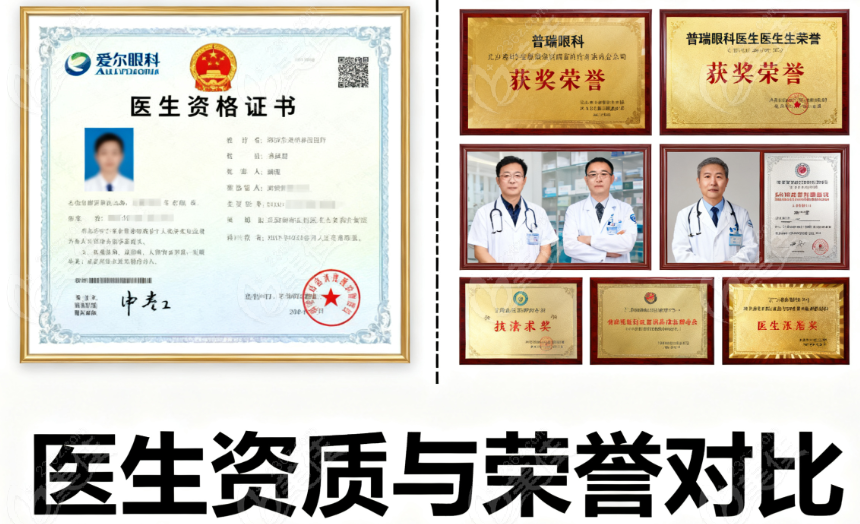 合肥的愛爾眼科和普瑞眼科