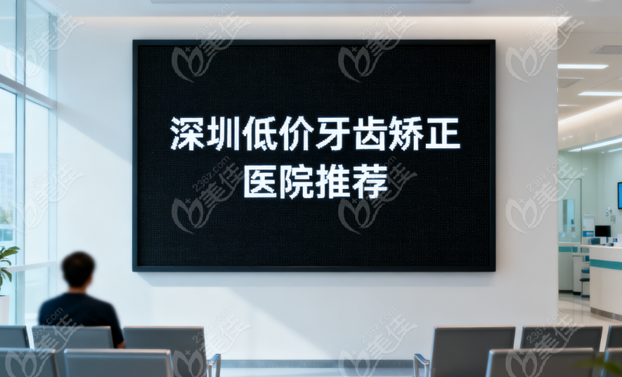 深圳有哪些医院做牙齿矫正费用较低？