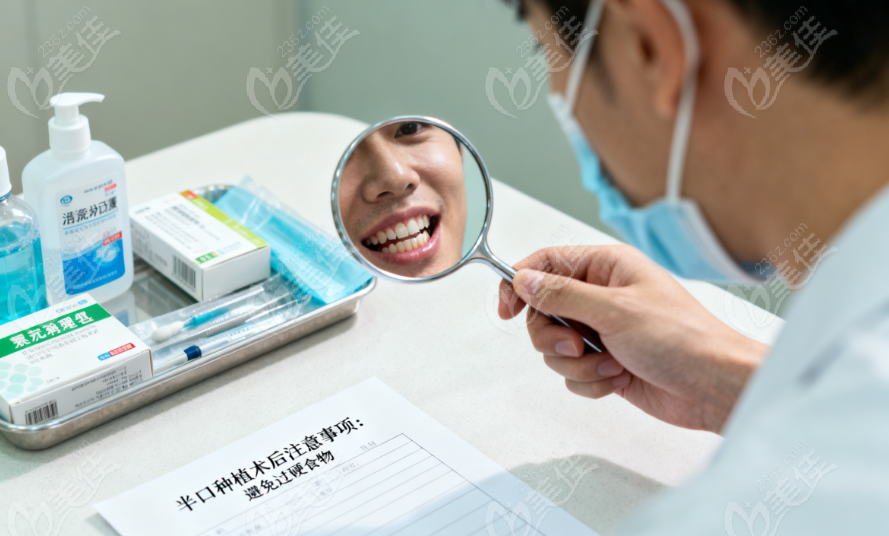 西安种植半口牙的人