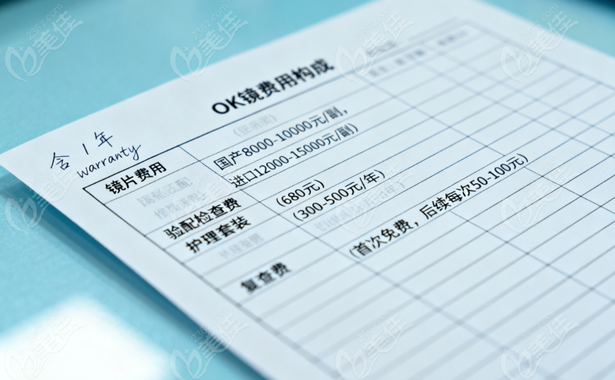 重庆南岸爱成眼科配OK镜