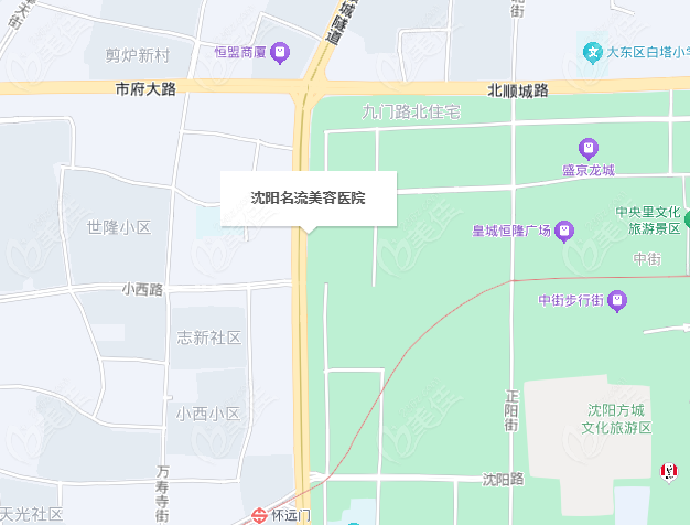 沈阳名流整形医院是在中街附近吗
