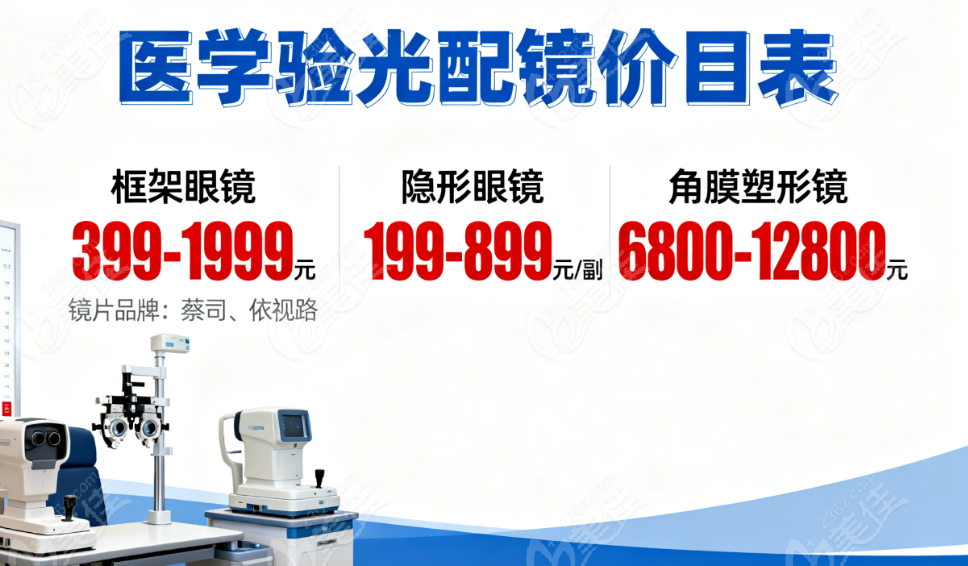 河源诗卓拉眼科配眼镜价格