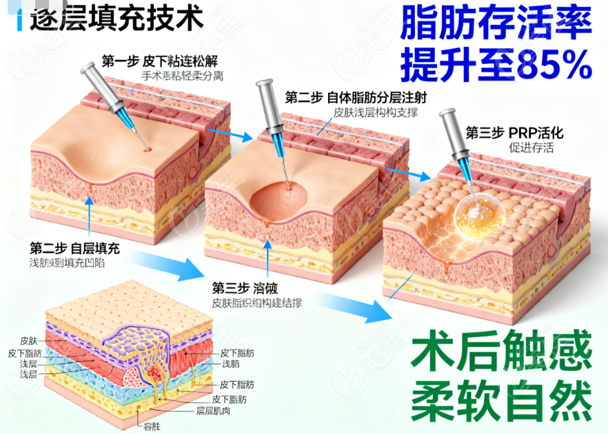 北京王东修复吸脂凹陷技术