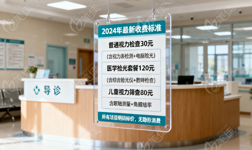 大连中爱眼科医院检查视力贵不贵？