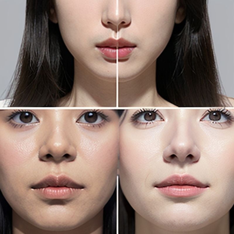 2. 鼻綜合（假體+耳軟骨）：6.2萬，塌鼻+鼻頭圓鈍變立體鼻