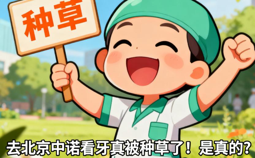 種牙當(dāng)天就能吃飯？去北京中諾看牙真的被種草了