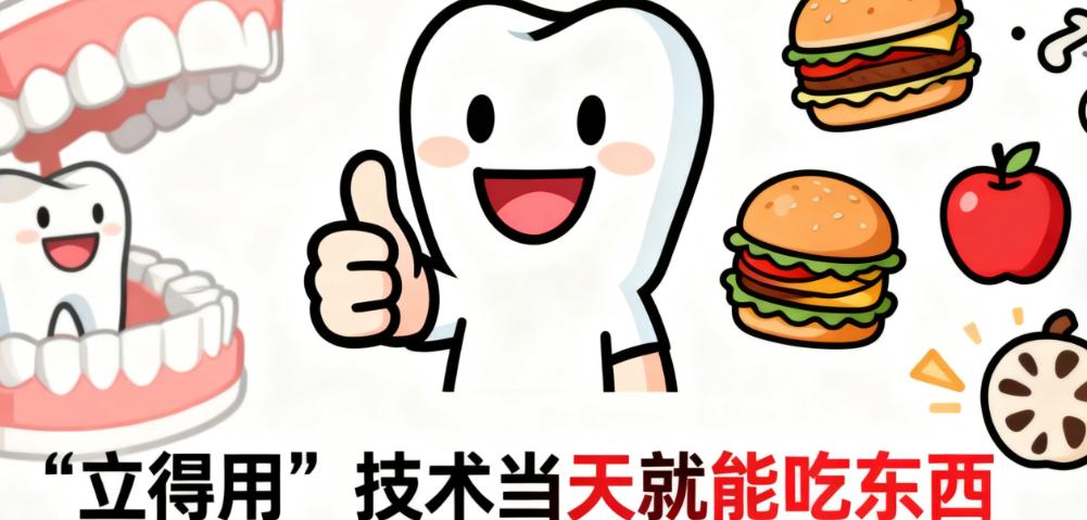 “立得用”技術(shù)揭秘：當(dāng)天種牙當(dāng)天吃，不是吹牛