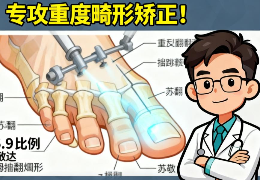 重度拇外翻矯正難點多，蘇敬達(dá)如何精準(zhǔn) “破局”