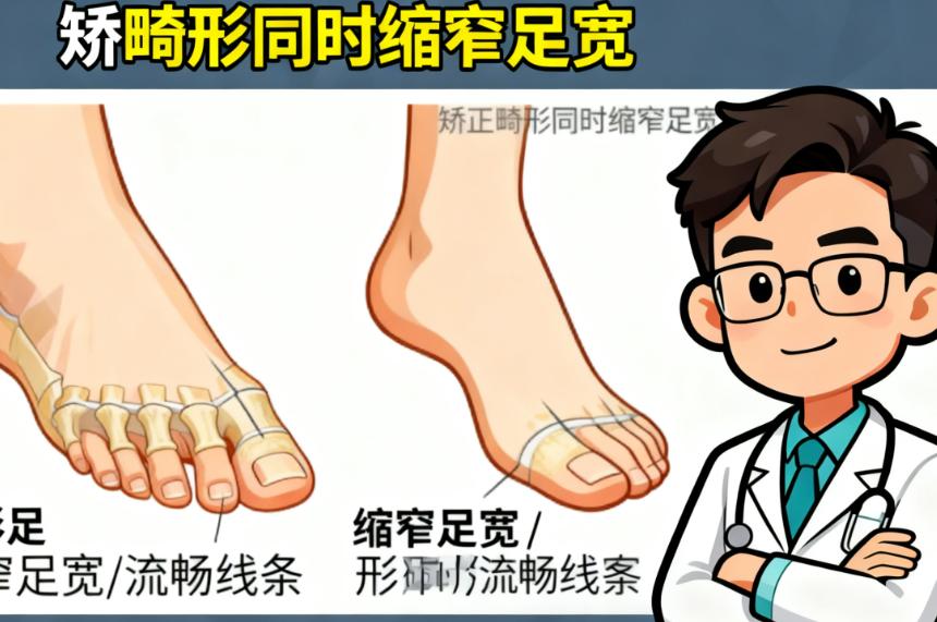 蘇敬達(dá)縮窄足寬 + 流暢線條的美化秘訣