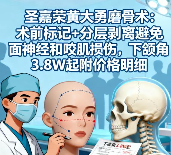 圣嘉榮黃大勇磨骨術(shù)中避免面神經(jīng)和咬肌損傷，慢截骨+穩(wěn)準(zhǔn)避讓是細(xì)節(jié)關(guān)鍵