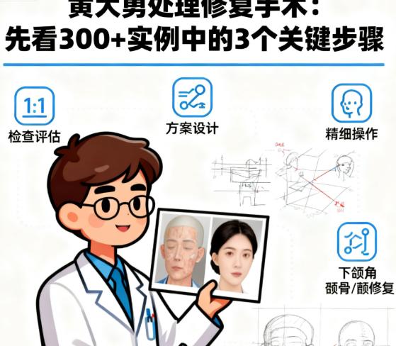 黃大勇處理別人做壞的下頜角/顴骨手術(shù)，比正頜更考驗(yàn)技術(shù)