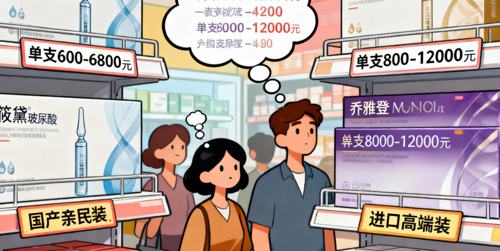 筱黛玻尿酸和喬雅登哪個(gè)好？療效對(duì)比見分曉