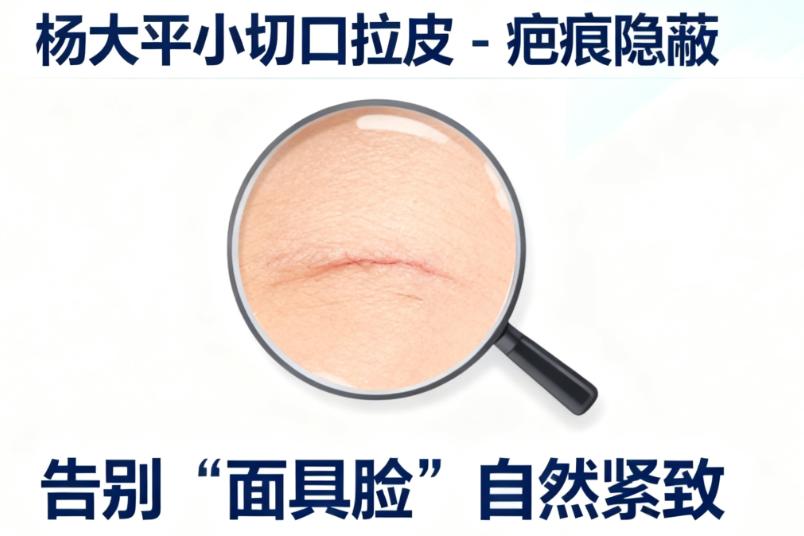 杨大平医生小切口拉皮除皱，2025联合丽格价格区间参考