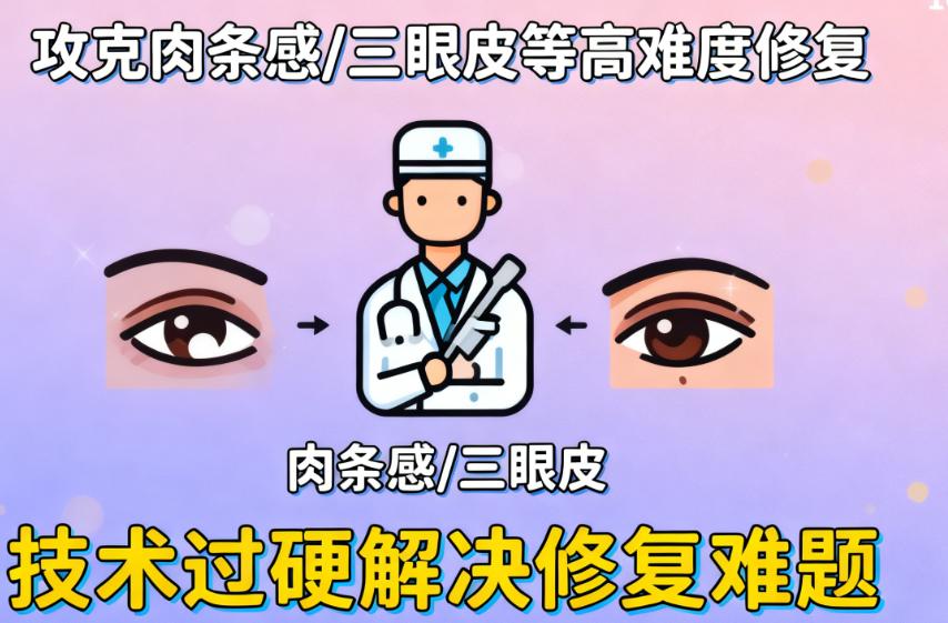 王太玲双眼皮疗效值不值？深扒其如何攻克肉条感/三眼皮等高难度修复