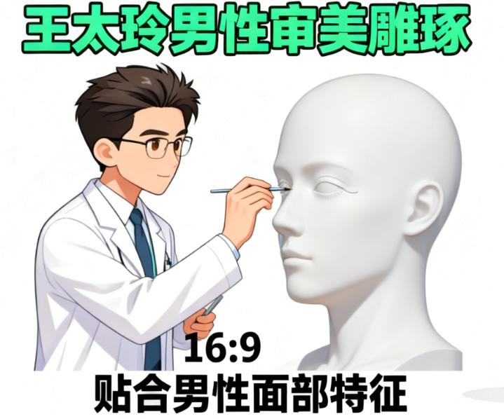 王太玲做男女雙眼皮的2個核心區(qū)別——寬度與弧度的個性化調(diào)整