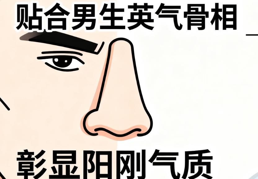 曲妙軒做男士鼻子不做夸張小翹鼻，耳軟骨隆鼻更側(cè)重男生骨相感塑造