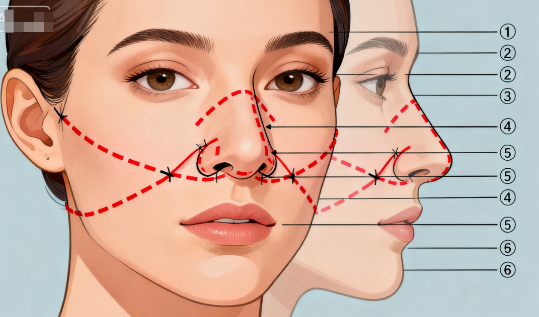 曲妙軒鼻整形常見實(shí)例