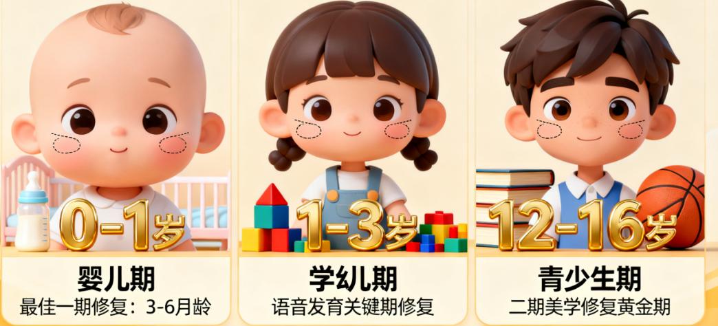 唇腭裂修復(fù)時(shí)期