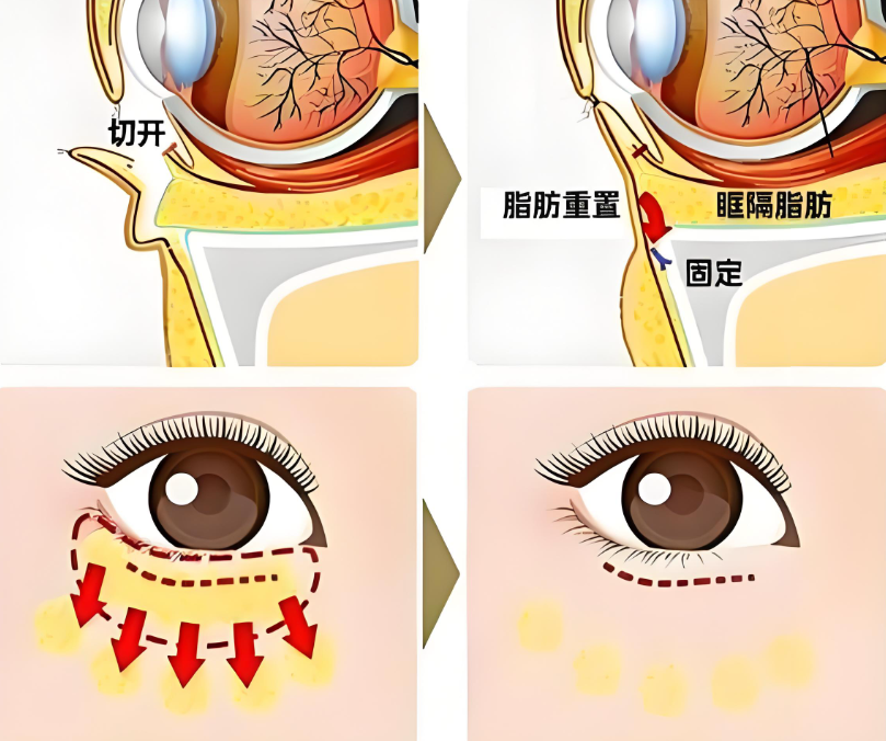 李喆眼周筋膜提升实例www.236z.com