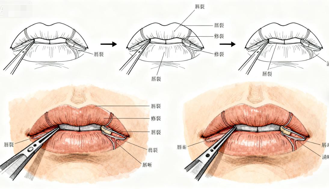 孙来东做唇裂修复