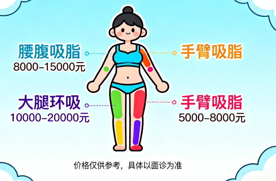 尹博吸脂价格表中的附加项