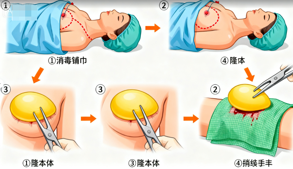 李海涛假体隆胸的技术特点