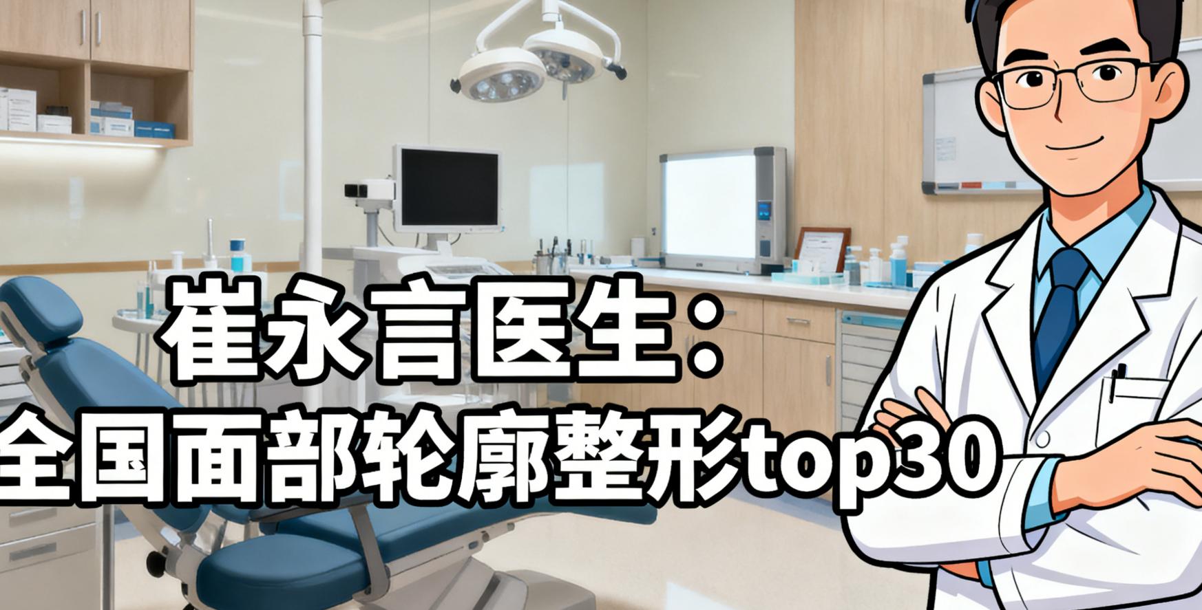 崔永言医生在国内排名：磨骨/肋骨鼻/面部轮廓领域的位置